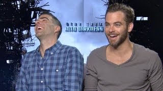 STAR TREK INTO DARKNESS Interviews: Pine, Quinto, Cumberbatch, Saldana, Pegg, Urban, Eve and Abrams