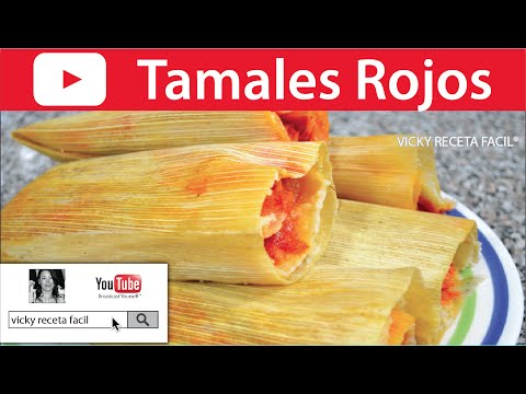 TAMALES ROJOS | Vicky Receta Facil Video
