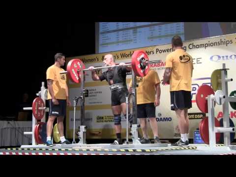 IPF 2014 Master World Championship Men M3 59 to 83 Kg Squats