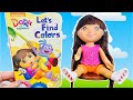 Let S Learn Colors READING ALONG Aloud Story Book Dora The Explorer