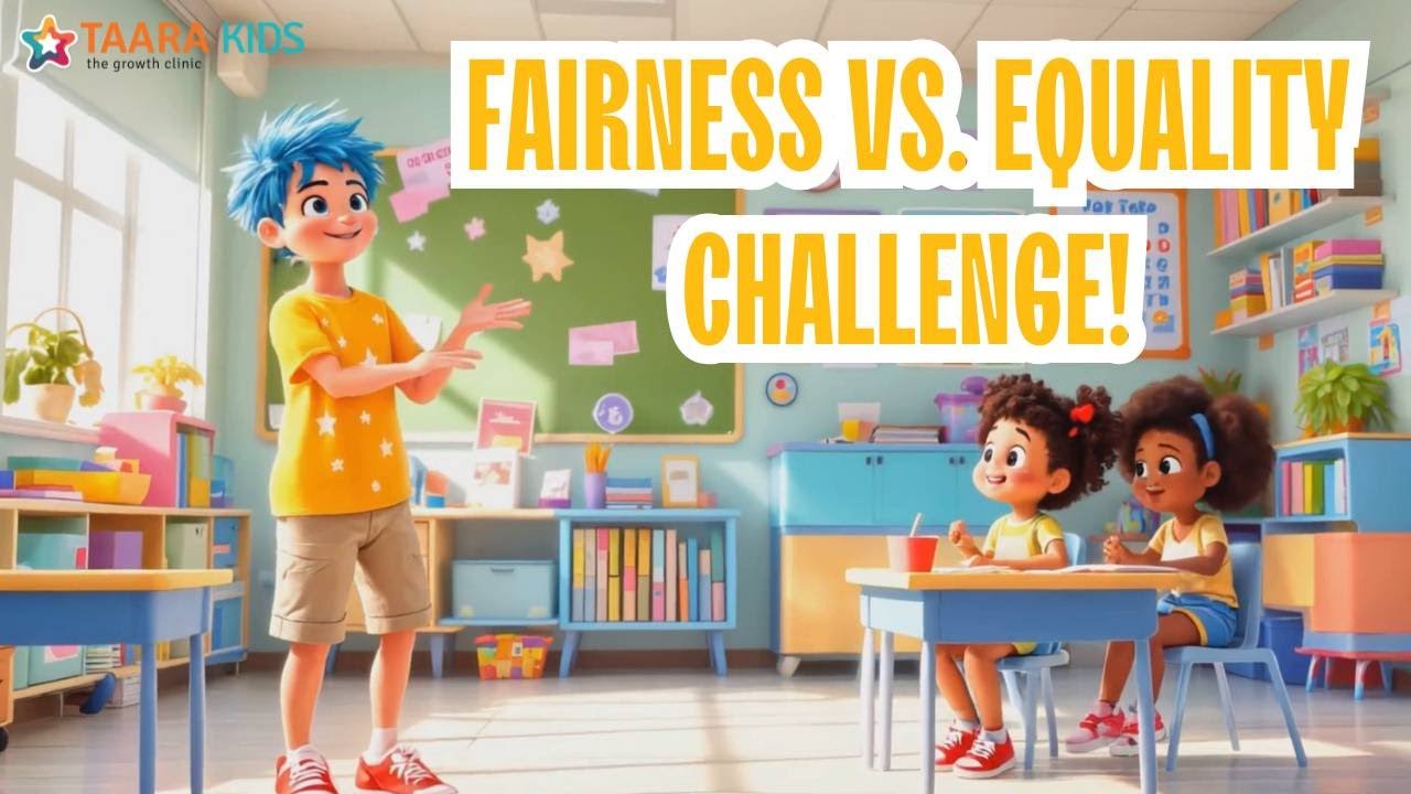 Fairness vs. Equality: A Fun Experiment for Kids | Hindi Motivational Video for Kids | Jazy Taara