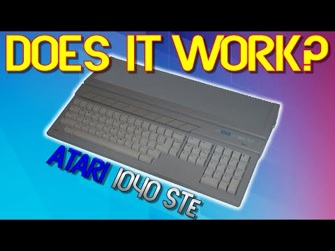 Testing My 30 Year-Old Atari 1040 STe!