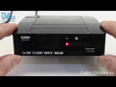 BBK SMP012HDT2 - обзор DVB-T2 ресивера
