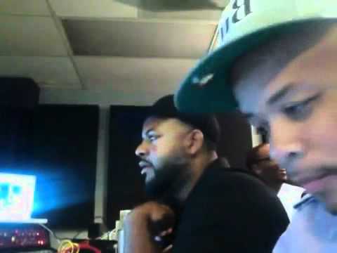 James Fortune in studio with Aaron Lindsey & Nikki Ross