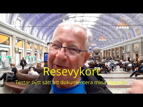 2022-06-14 RESEVYKORT - Testar nytt sätt att dokumentera mina tågresor