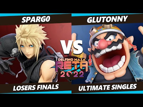 RETA 2022 Losers Finals - Spargo (Cloud) Vs. Glutonny (Wario) SSBU Ultimate Tournament
