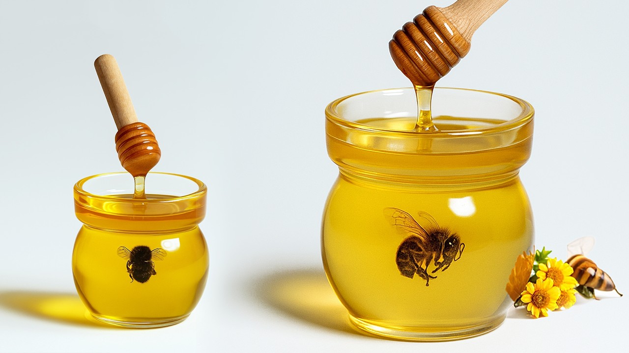 Preservation of BEE in Epoxy Resin in a Honey Jar