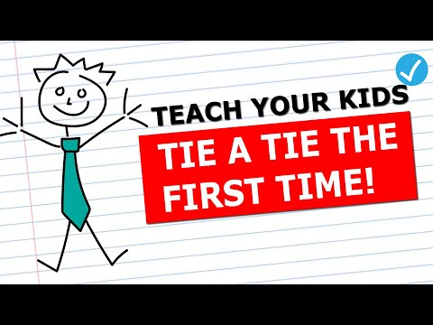 How to Tie a Tie on a child! Easy Step-by-Step Tutorial