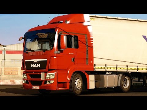 ETS 2 1.24 ProMods 2.1 MAN TGS 18.400 Suwalki - Kaunas