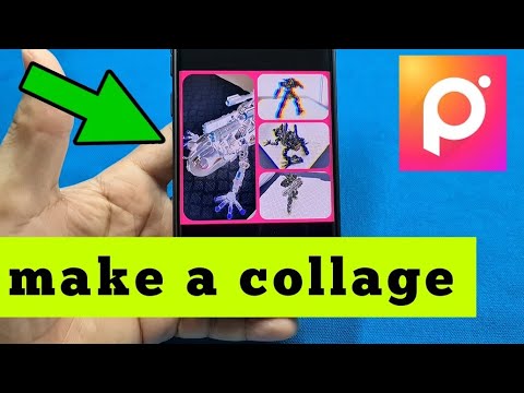 how to create a collage with polish editor app