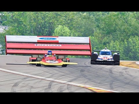 Porsche 919 EVO vs Lotus F1 1971 Monster - Spa