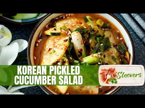 Korean Pickled Cucumber Salad Recipe | Korean Oi Muchim