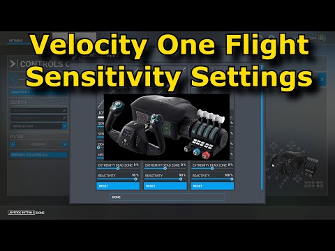 FS2020: Velocity One Sensitivities Revisited - & How to Use Your T-Flight Rudder Pedals with it!