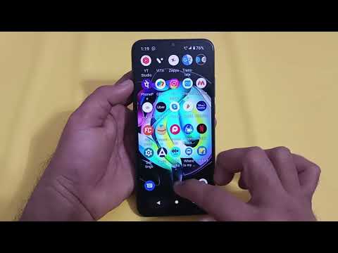 how to enable battery percentage in Motorola edge 20, Motorola edge 20 mein battery percentage enabl