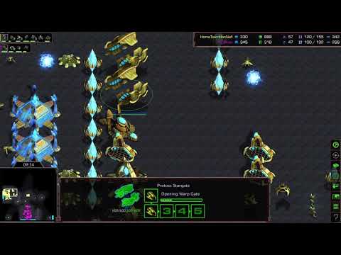 SICK - Brain (T) vs HomeTeamHonNA (P) - Best Game I have Casted! Starcraft Fastest Map - Amazing FME