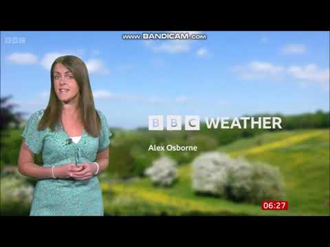 (HD) Alex Osbourne BBC ONE Points West weather June 12th 2023 - 60 fps