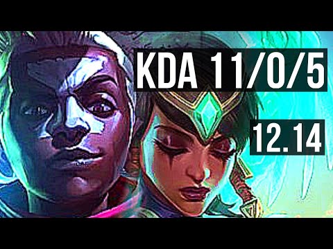 EKKO vs KARMA (MID) | 11/0/5, Legendary, 600+ games, 1.1M mastery | EUW Master | 12.14