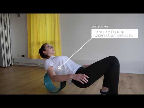Übung mit dem Yoga Rad