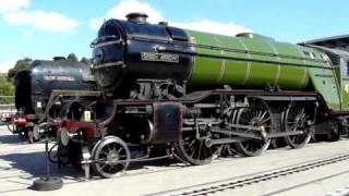 preview picture of video 'Green Arrow and Oliver Cromwell - Shildon Steem Gala - September 2009'