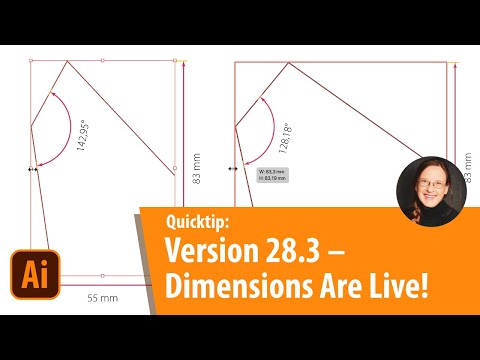 Illustrator Update 28.3: Dimensions Are Live And Editable!