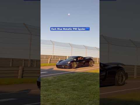 Stunning Dark Blue Metallic Porsche 918 Spyder 💙  #porsche #porsche918spyder #918spyder