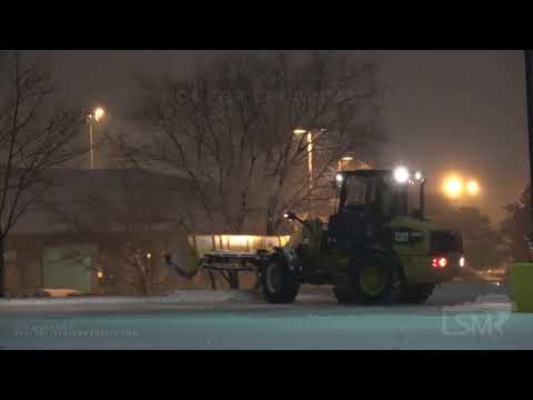 1-10-2020 Des Moines, Iowa - Heavy Snow During Winter Storm