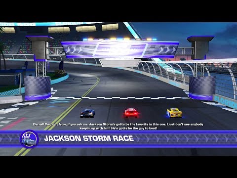 Cars 3: Driven to Win - Lightning McQueen vs Cruz Ramirez vs Jackson Storm Showdown - PS4 Gameplay