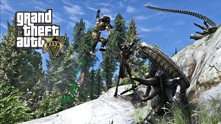 GTA 5 - ALIENS VS PREDATOR (GTA 5 PC MODS)