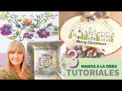 Manos a la Obra 2023 Programa 30 Pintura  Efecto Espejo sobre Vidrio  Cartel Navideño