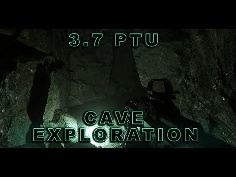 Star Citizen 3.7 PTU | Cave Exploration Gameplay