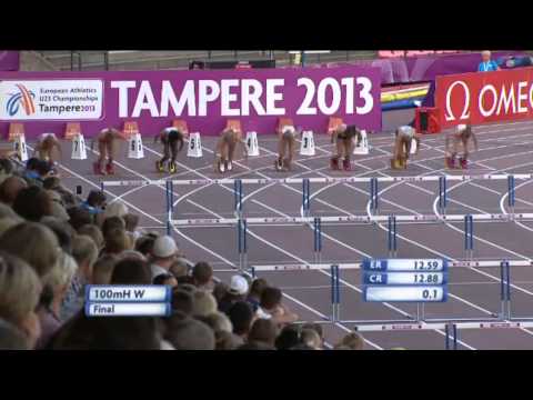100m prepone [Ž], FINALE - Europsko prvenstvo za mlađe seniore i seniorke 2013