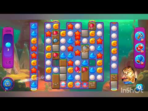Fishdom 2022, no Boosters,  1278  level  -  прохождение без бустеров,  1278  уровень.