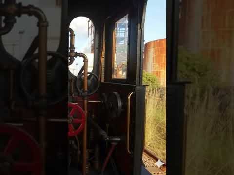 Trem passando pela Usina São Francisco sentido Pirpirituba PB, reprodução por IA, inscrevam se👍