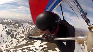 preview picture of video 'Hang Gliding @ Ben Lawers, Scotland April 2014'