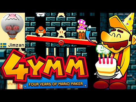 4 Years of Mario Maker 🎉 The StarMazing Maze 🎉 Jimzan