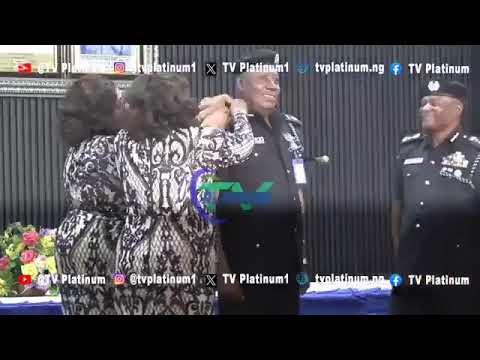 Police officer promoted to AIG honoured by both wives at decoration ceremony