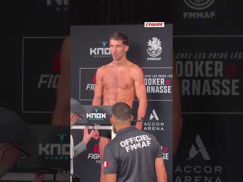 ⚔️ Placé en co-main event face à Farès Ziam, Axel Sola a validé le poids à 70,3kg #ufc #mma