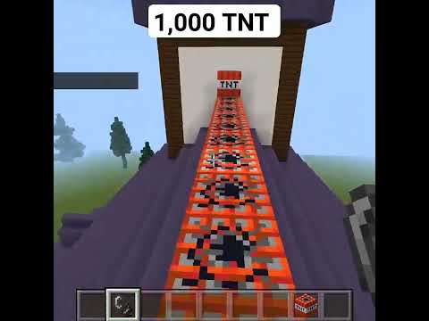 Unleashing 1,000 TNT on a stunning castle 😈💥