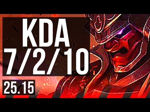 SHEN vs IRELIA (TOP) | 7/2/10, 500+ games, Dominating | KR Master | 25.15