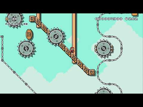 The Perilous Vine Skyway by ¤🡒Casey🡐¤ - Super Mario Maker 2 - No Commentary 1bx