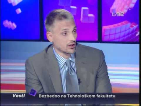 Čedomir Jovanović - gost Vesti B92