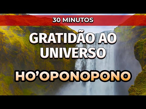 30 MINUTOS | HO'OPONOPONO | GRATIDÃO AO UNIVERSO