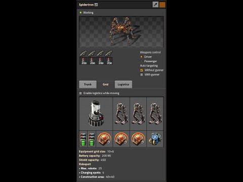 Factorio is a good game =) Spidertron grid setup !