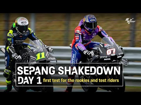 🏁 SEPANG SHAKEDOWN DAY 1 - early day of 2026 for rookies and test riders #MotoGP