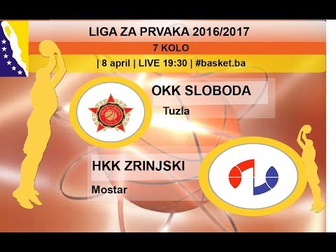 OKK Sloboda - HKK Zrinjski  | Liga za prvaka | 7. kolo | LIVE 19:30