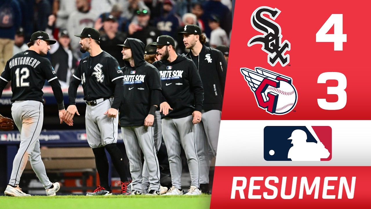 CHICAGO WHITE SOX vs CLEVELAND GUARDIANS | Juego 2 Serie Divisional | Highlights | Resumen | MLB