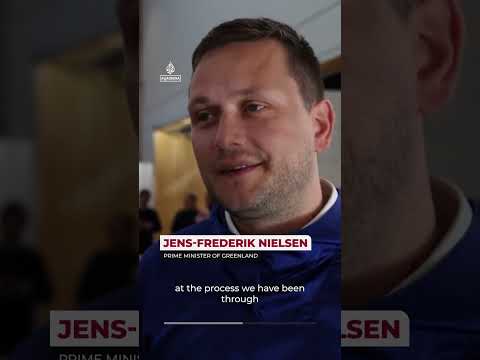 Greenland’s delegation gets hero’s welcome after signing US-Denmark pact | AJ #shorts