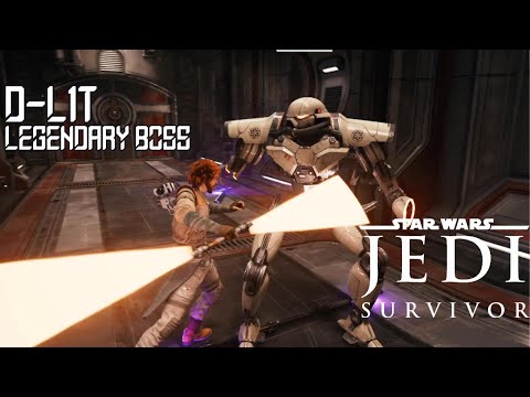 Jedi Survivor | Legendary Boss: D-L1T – Full Fight + Location Guide ⚔️ (4K 60FPS)