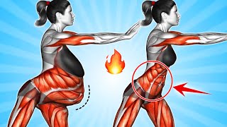 ➜ 30 Easy No-Jump Exercises to Burn Belly Fat & Slim Waist Fast | Gentle Home Workout for Women