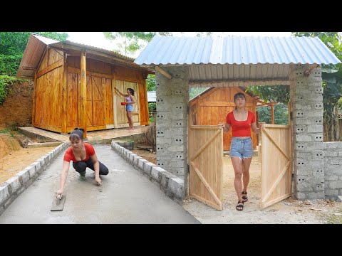 200 Day: Build a Beautiful Campus for the Log Cabin,....Building, Raising, Gardening.